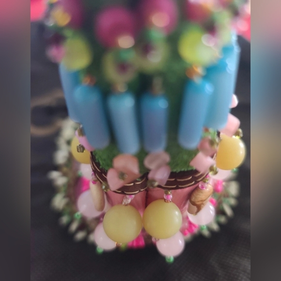 Mary Frances Vibrant Vintage Intricately Beaded Small Top Handle Dinner Purse - Picture 8 of 16